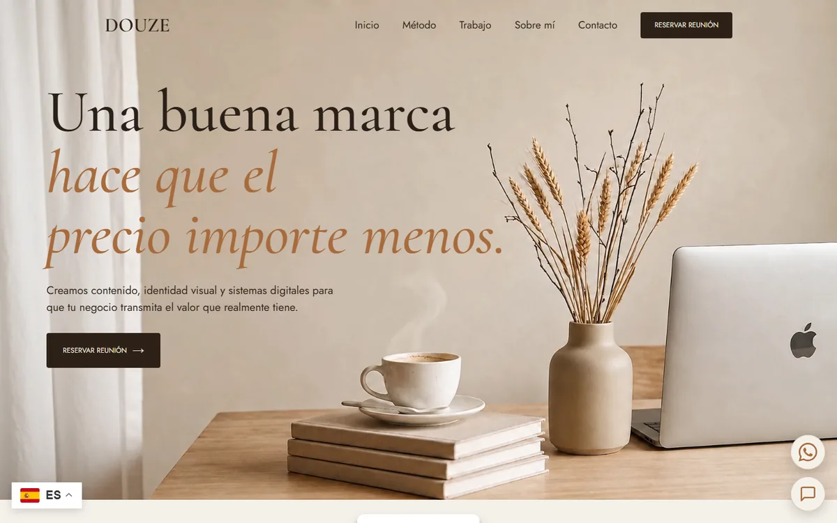 Douze website designed by Roilab